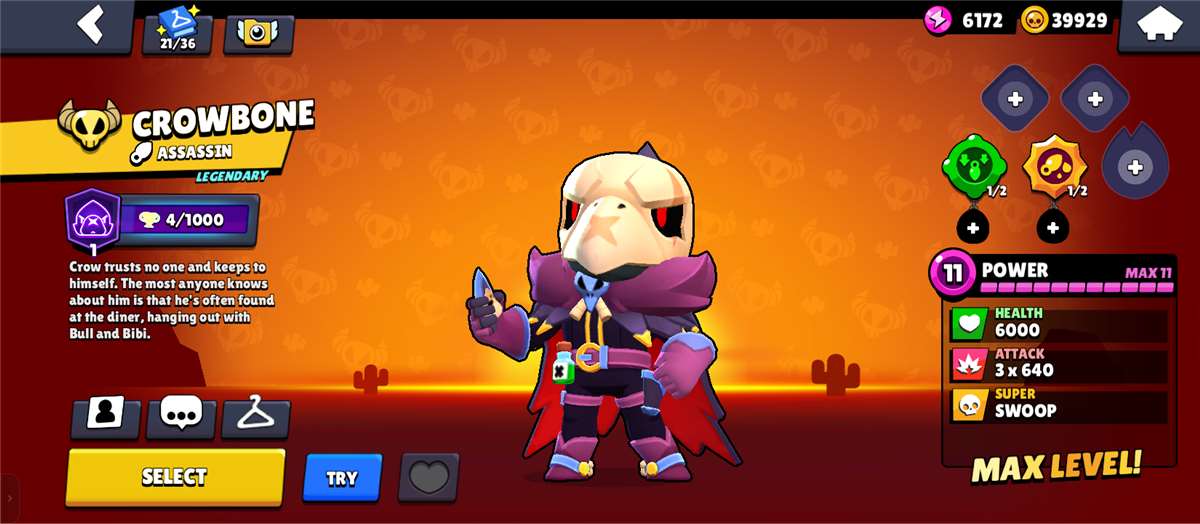 продажа аккаунта к игре Brawl Stars
